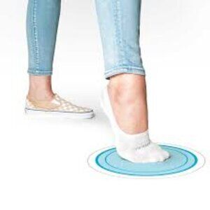 Sheec Active X SoleHugger High Cut No Show Socks Shoe Size Y2 Y3 NWT